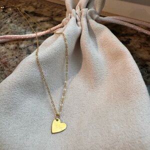 Heart Necklace- Gold plated